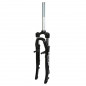 FOURCHE VTC 28 " 700X35 ZOOM 730 ALU RESSORT NOIR DEB. 50mm PIVOT (240-75) FILETE 1"1-8-25.4 INTERIEUR COMPATIBLE V-BRAKE-DISC