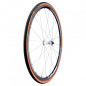 Pneu route 700x25 ts Deli conzeta anti crevaison 1.3mm noir/marron tan sa-249 (25-622)