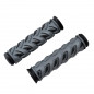 POIGNEE VELO OPTIMIZ GEL CAOUTCHOUC NOIR/GRIS 125MM (PR)