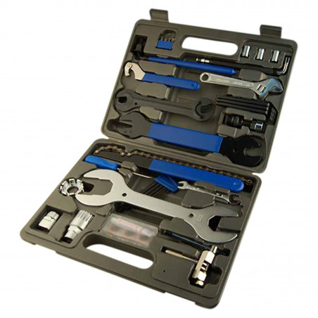 OUTIL COFFRET/MALETTE VELO COMPLET (36 PIECES)