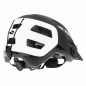 CASQUE VELO ADULTE GIST VTT KOP NOIR ARRIERE BLANC IN-MOLD TAILLE 53-59 AVEC VISIERE REGLABLE EN 3 POSITIONS ET FIT-SYSTEM