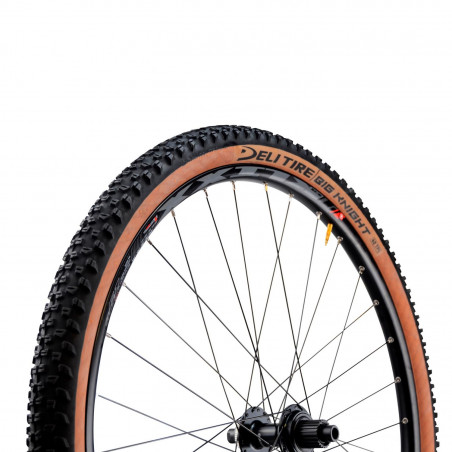 Pneu vtt 27.5x2.10 tr Deli big knight noir/marron tan sa-258 (54-584)