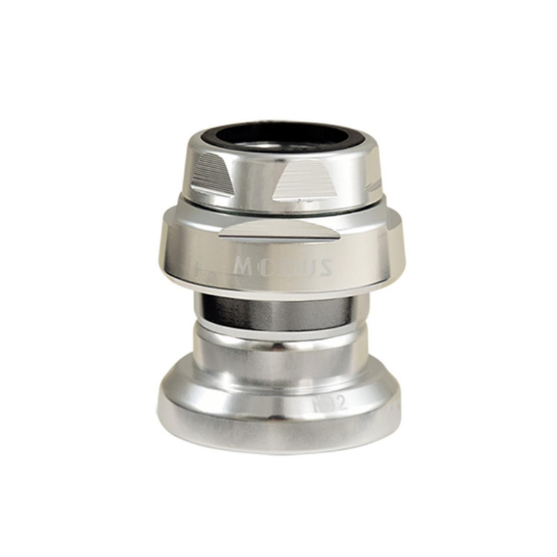 JEU DIRECTION VELO FILETE 1''1/8 (25,4 INTERIEUR/28,6 EXTERIEUR) BILLE OPTIMIZ ALU ARGENT