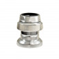 JEU DIRECTION VELO FILETE 1''1/8 (25,4 INTERIEUR/28,6 EXTERIEUR) BILLE OPTIMIZ ALU ARGENT