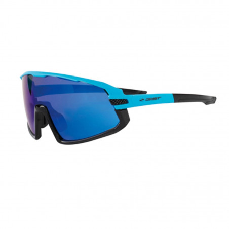 LUNETTES VELO GIST ADULTE NEXT MONTURE BLEU (3 VERRES INTERCHANGEABLES - PROTECTION 100% UV - UVA - UVB) VISION OPTIMALE,