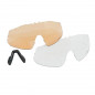 LUNETTES VELO GIST ADULTE NEXT MONTURE BLEU (3 VERRES INTERCHANGEABLES - PROTECTION 100% UV - UVA - UVB) VISION OPTIMALE,