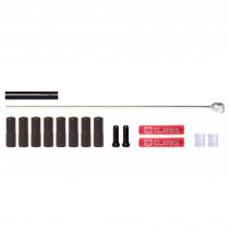 TRANSMISSION DERAILLEUR ROUTE/VTT CLARKS GALVA NOIR (2 CABLES GALVA/GAINES/BUTEES/EMBOUTS)