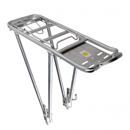 PORTE BAGAGE AR 24/26/28" AVEC PORTE PAQUET ALU ARGENT