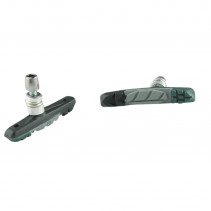 Porte patin vtt optimiz a vis v-brake asymetrique 72mm tri-gomme noir/rouge/vert (2 pr)