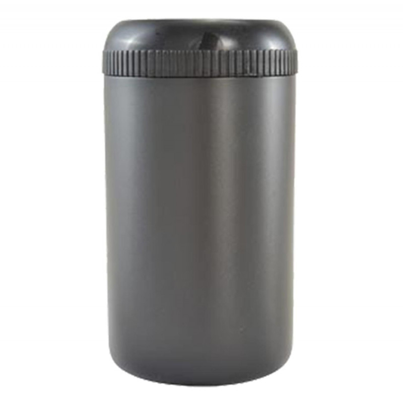 Bidon porte outil noir hauteur 130mm