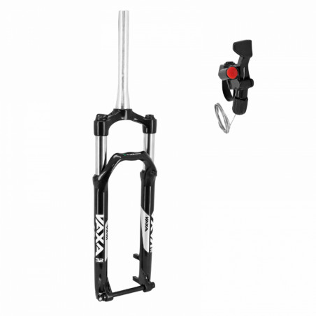 FOURCHE VTT 27.5 " ZOOM 868S A RESSORT NOIR REGLABLE-BLOCABLE AVEC MANETTE AU CINTRE DEB. 100MM POUR AXE TRAVERSANT BOOST