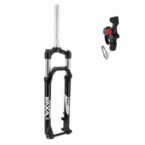 FOURCHE VTT 29 " ZOOM 868S A RESSORT NOIR REGLABLE-BLOCABLE AVEC MANETTE AU CINTRE DEB. 100MM POUR AXE TRAVERSANT BOOST 15-110