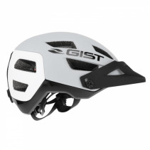 CASQUE VELO ADULTE GIST VTT KOP GRIS CLAIR IN-MOLD TAILLE 56-62 AVEC VISIERE REGLABLE EN 3 POSITIONS ET FIT-SYSTEM (VENDU EN