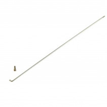 RAYON 1.8MM INOX L258 AVEC ECROU (X1) MACH1