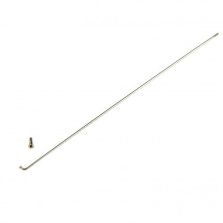 RAYON 1.8MM INOX L258 AVEC ECROU (X1) MACH1