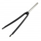 FOURCHE ROUTE 700 ALU INTEGREE/AHEAD-SET 1"1/8 NOIRE