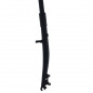 FOURCHE VTC 700X35 RIGIDE ALU NOIRE COMPATIBLE V-BRAKE-DISC PIVOT LISSE 1''1-8-28,6 EXTERIEUR 310mm (AVEC REHAUSSE PIVOT 40mm