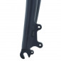 FOURCHE VTC 700X35 RIGIDE ALU NOIRE COMPATIBLE V-BRAKE-DISC PIVOT LISSE 1''1-8-28,6 EXTERIEUR 310mm (AVEC REHAUSSE PIVOT 40mm