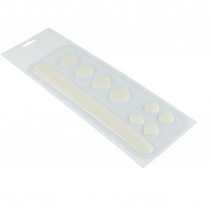 PROTECTION CADRE VELO TRANSLUCIDE (PLANCHE 9 PIECES AUTOCOLLANTES)