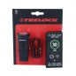 ECLAIRAGE VELO USB KIT TRELOCK LS300 ET LS740 VECTOR VISIBILITE 45m 30 LUX (AUTONOMIE AVANT 12H-ARRIERE 10H) NOIR - VU A 2750m