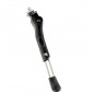 BEQUILLE VELO LATERALE REGLABLE 26/28" OPTIMIZ ALU/ACIER NOIR TWICE