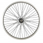Roue bmx 20" av ecrou axe plein jante noir as7x. moyeu noir axe 10mm 48t