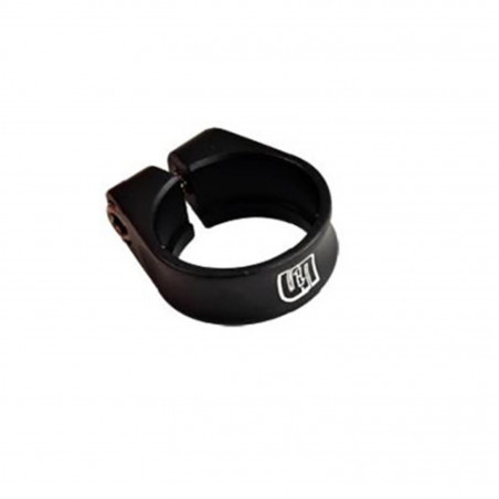 COLLIER TIGE DE SELLE ROUTE D34.9 MM NOIR ALU   SERRAGE CHC