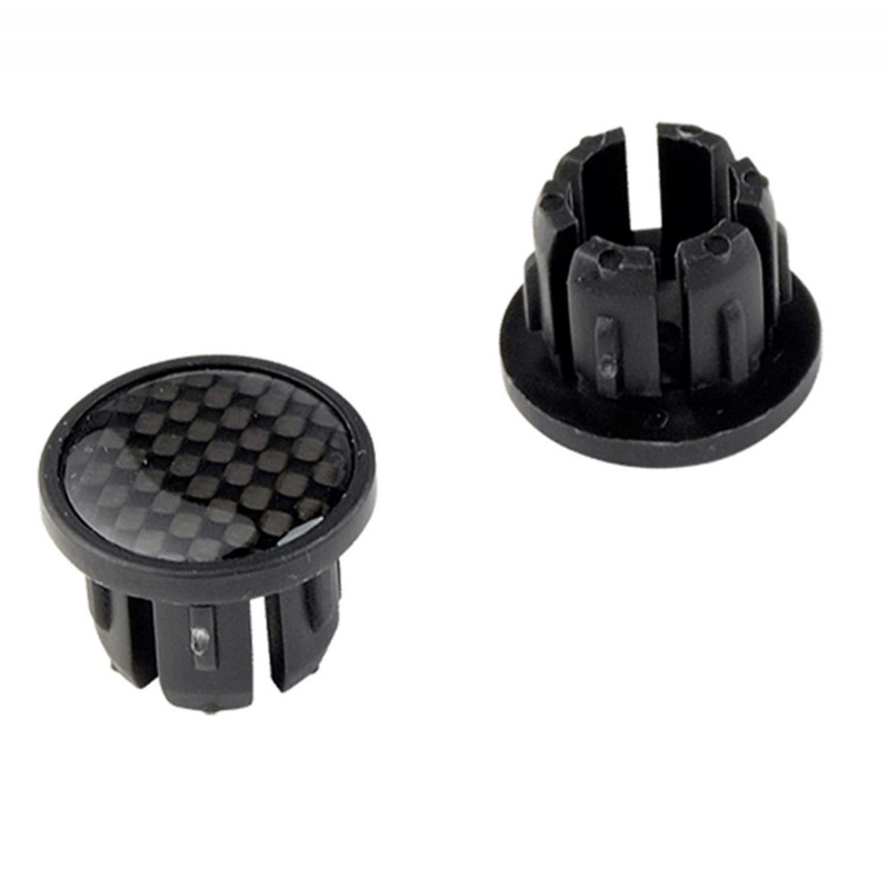 BOUCHON CINTRE/GUIDON VTT A EMBOITER CARBONE (PR)