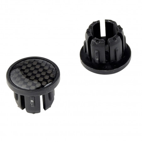 BOUCHON CINTRE/GUIDON VTT A EMBOITER CARBONE (PR)