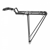 PORTE BAGAGE VELO ARRIERE A FIXATION RAPIDE PLETSCHER QUICK RACK ALU NOIR (SUR TIGE DE SELLE DIAM 24 à 35mm) - POIDS MAX