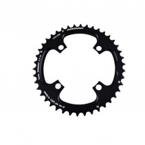 PLATEAU VTT DOUBLE DIAM 104 EXTER 42DTS NOIR 4 BR. ALU 7075 STRONG COMP. SHIMANO 10V