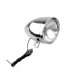 ECLAIRAGE  VELO AV/PROJECTEUR HALOGENE POUR DYNAMO TYPE HOLLANDAIS CHROME