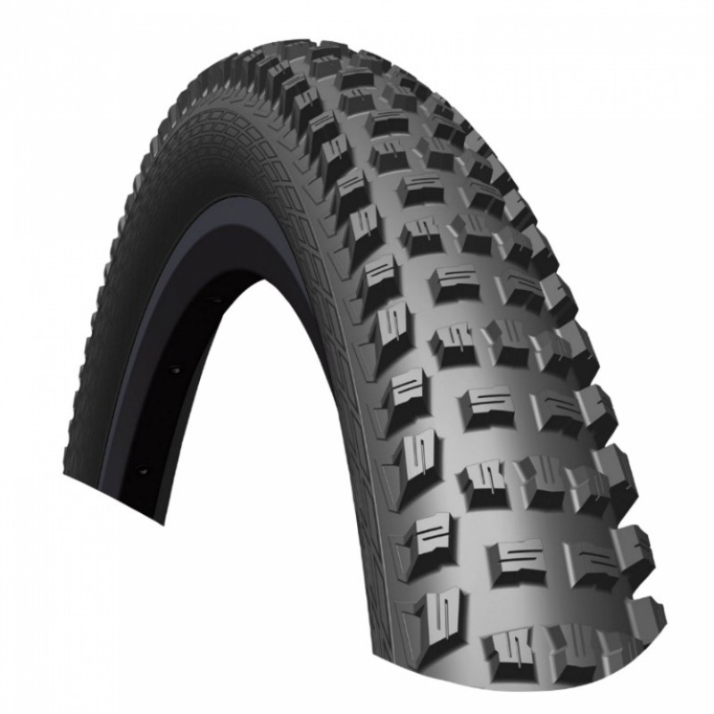 Pneu vtt 27.5 x 2.45 mitas monarch enduro noir ts tubetype-tubeless ready (62-584) compatible vae - tout terrain et tout temps