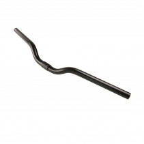CINTRE VTT RELEVE ACIER D25.4 NOIR OPTIMIZ L605MM HAUT.30MM 380GR