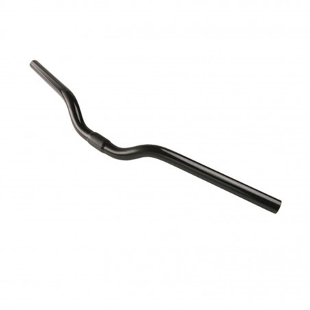 CINTRE VTT RELEVE ACIER D25.4 NOIR OPTIMIZ L605MM HAUT.30MM 380GR