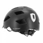 CASQUE VELO ADULTE GIST URBAIN SMART NOIR IN-MOLD AVEC ECLAIRAGE ARRIERE TAILLE 52-58 REGLAGE MOLETTE - LUMIERE VISIBLE A 200m