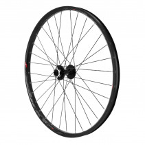 Roue vtt 27.5" trucky 30 disc avant noir moy Velox boost roulement disc 6 trous (compatible tubeless et tubetype) pour axe