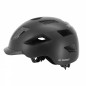 CASQUE VELO ADULTE GIST URBAIN SMART NOIR IN-MOLD AVEC ECLAIRAGE ARRIERE TAILLE 56-62 REGLAGE MOLETTE - LUMIERE VISIBLE A 200m