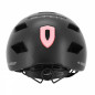 CASQUE VELO ADULTE GIST URBAIN SMART NOIR IN-MOLD AVEC ECLAIRAGE ARRIERE TAILLE 56-62 REGLAGE MOLETTE - LUMIERE VISIBLE A 200m