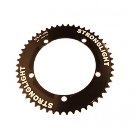 PLATEAU ROUTE DIAM 144 EXTER 50DTS NOIR ALU 7075 TRACK STRONG (PISTE) 5 BRANCHES