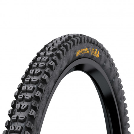Pneu vtt gravity 27.5 x 2.40 Continental kryptotal trail rear-arriere noir tubeless ready ts (60-584) (650b) terrains et