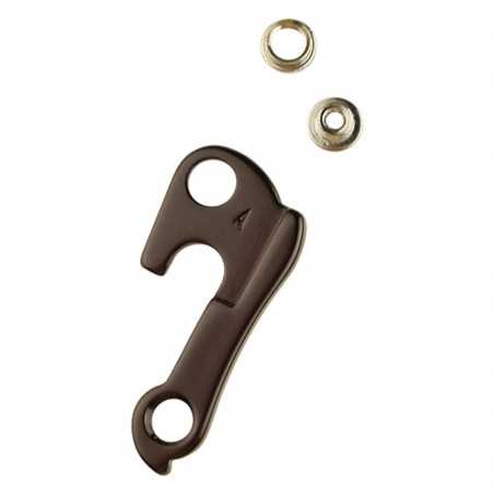 Patte derailleur alu  adaptable    cadre gt / raleigh / schwinn / ktm / fuji / cube / focus (gh - 017)