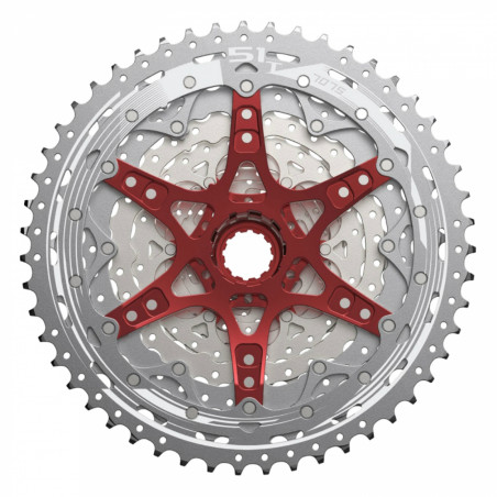 Cassette 12v. Sunrace mz903 11-51 vtt compatible Shimano-Sram metallic argent