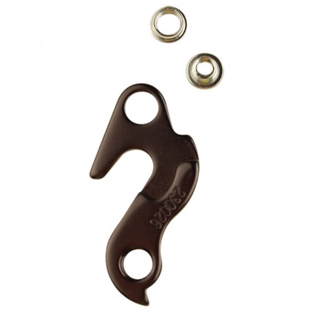 Patte derailleur alu  adaptable    cadre trek / schwinn / cube / fuji / bh / gitane (gh - 068)