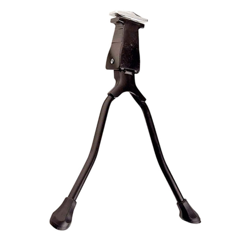 BEQUILLE VELO A 2 PIEDS 26/28'' OPTIMIZ ALU NOIR