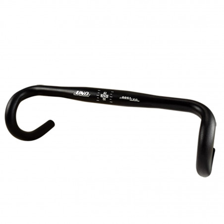CINTRE ROUTE ALU D31.8  40 AXE/AXE (42 EXTERIEUR) NOIR COMPACT (PROF.75MM/HT.120MM)