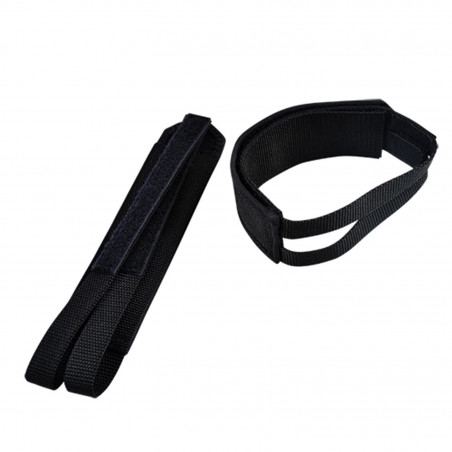 COURROIE CALE PIED ATOO LARGE SPECIAL FAT/VTT NYLON NOIR VELCRO (PR)