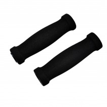 POIGNEE VELO MOUSSE OPTIMIZ NOIR AVEC BOUCHON 130MM (PR)