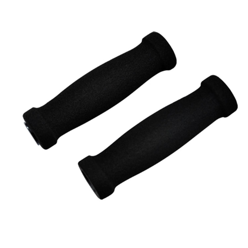 POIGNEE VELO MOUSSE OPTIMIZ NOIR AVEC BOUCHON 130MM (PR)