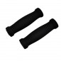 POIGNEE VELO MOUSSE OPTIMIZ NOIR AVEC BOUCHON 130MM (PR)